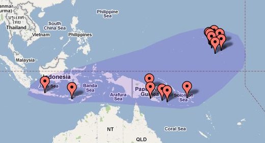 Estimated L. isolatus distribution